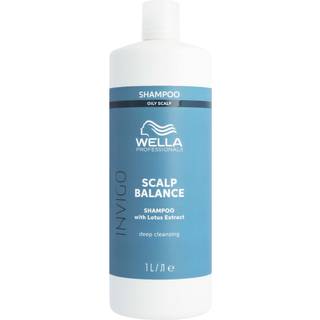 Wella Professionals Invigo Scalp Balance Dybderensende shampoo til fedtet hår og hovedbund 1000 ml - 1000 ml