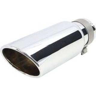 GO RHINO STUTE TIP | Rustfrit st?l krom | GRT35514 | Passer til 3 """" Diameter udst?dningsr?r