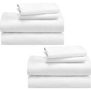 Californiens design den 100% bomuld 2-pakker Sæt til queen size seng blød og holdbart dronning ark sæt dybe lommer dronning ark sæt med sateen væ