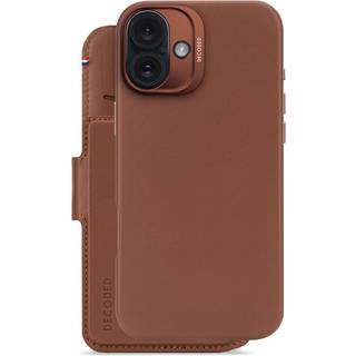 Decoded Leather Detachable Wallet - Tan - iPhone 16 Plus