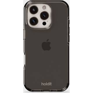 Holdit Seethru iPhone 16 Pro Max etui (sort) - På lager i butik
