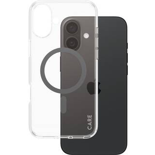 PanzerGlass cover iphone 16 plus sort, transparent
