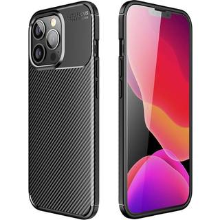 Sort bagcover til Samsung Galaxy S22 - Carbon Fibre