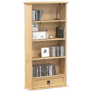 reol Corona 52x17,5x103 cm massivt fyrretræ