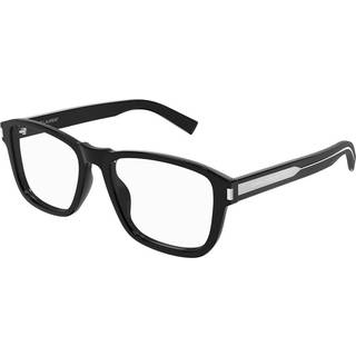 SAINT LAURENT Mand SL 710 OPT 001 Optiske stel Acetat Sort Transparent Firkantet