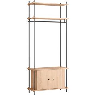 Moebe Reolsystem s.200.1.G - Oak/Deep-Blue