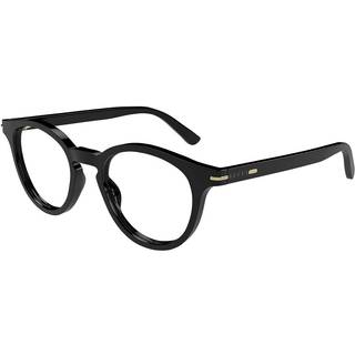 Gucci Mand GG1727O 001 Optiske stel Acetat Sort Transparent Rund