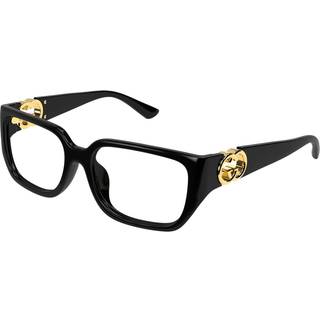 Gucci GG1694OA Asian Fit 001 55 Briller Kvinder Black - Black - 55mm