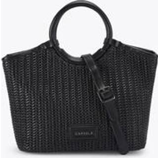 Carvela Sardinia Midi Weave Sort Bagen