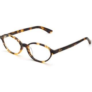 Retrosuperfuture Unisex QNC Numero 04 Burnt Havana Optiske stel Acetat Havana Rund