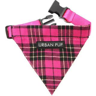 Urban Pup Bandana - Pink Tartan / M