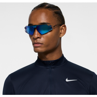 Nike Mand NIKE ZEUS EDGE EV24030 410 Solbriller Titanium Blå Blu Firkantet Normal