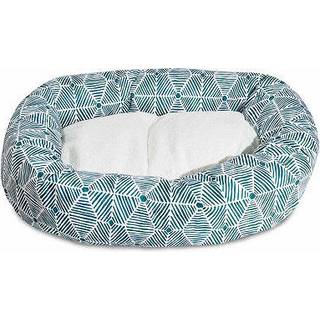 Majestic Pet 40"""" Charlie Emerald Sherpa Bagel seng