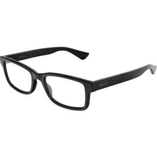 Gucci Mand GG1717O 001 Vista -rammer Injiceret Sort Transparent Firkantet