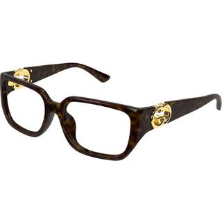 Gucci GG1694OA Asian Fit 002 55 Briller Kvinder Tortoiseshell - Tortoise - 55mm