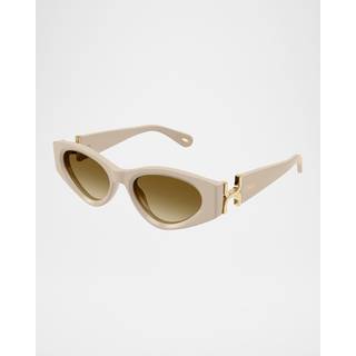 Chloé CH0259S 004 52 Solbriller Kvinder Hvid - Ivory White - 52mm