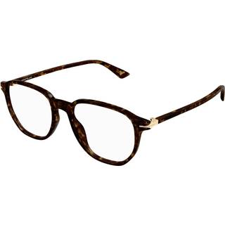 Montblanc Mand Montblanc MB0366O 002 Optiske stel Acetat Havana Transparent Firkantet