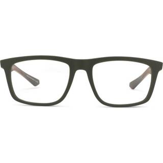 Emporio Armani Mand EA4235 61841W Solbriller Injiceret Grøn Transparent Firkantet Normal