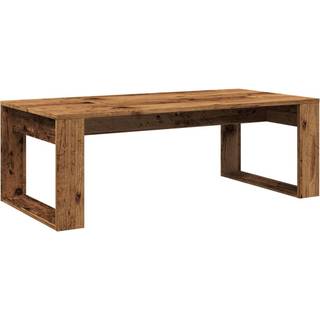 sofabord 102x50x35 cm konstrueret træ antikt træ