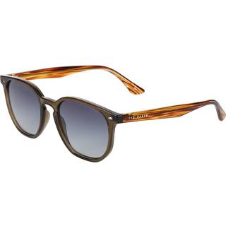 Ted Baker TB1655 949 52 Solbriller Mænd Brun - Transparent Khaki Brown - 52mm