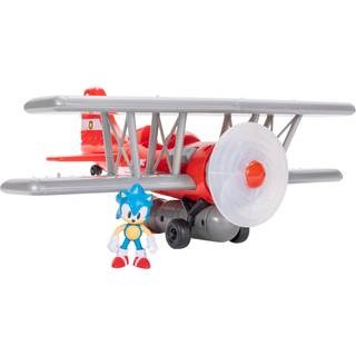 Sonic flyvemaskine m. sonic figur (På lager i varehus)