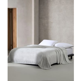 Calvin Klein - Twin T?ppe Super Soft Plush Bedding All Season Home Decor (Core Plush Aluminium Grey Twin)