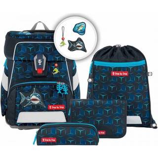 Step by Step SPACE SHINE Schulranzen-Set Shark Dexter