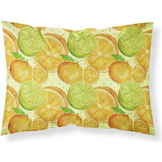 """" Caroline's Treasures Watercolor Limes and Oranges Citrus Pillowcase Standard Multicolor """"
