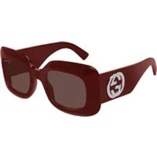Gucci GG1695S 004 51 Solbriller Kvinder - Burgundy - 51mm