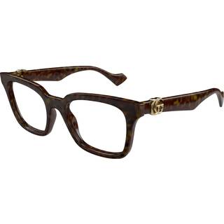 Gucci Kvinde GG1728O 002 Optiske stel Injiceret Havana Transparent Firkantet