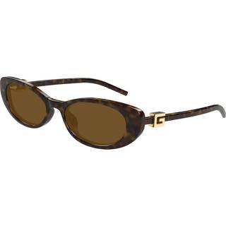 Gucci Kvinde GG1680S 004 Solbriller Injiceret Havana Brun Cat Eye