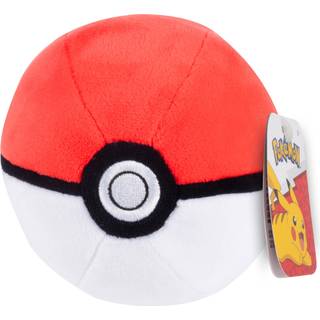 Pok?mon 5"""" Poke Ball Plys - Officielt licenseret - Generation 1 Pokeball - Bldt udstoppet legetj med vgtet bund - Valentinsdag & pske Basket