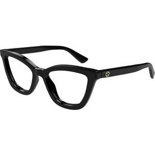 Gucci Kvinde GG1686O 005 Optiske stel Acetat Sort Transparent Rund