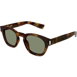 SAINT LAURENT Unisex SL 746 003 Solbriller Acetat Havana Grøn Rund