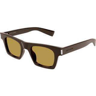 SAINT LAURENT Unisex SL 719 004 Solbriller Acetat Brun Brun Firkantet