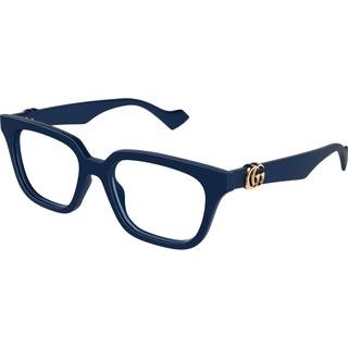 Gucci Kvinde GG1536O 011 Optiske stel Injiceret Blå Transparent Cat Eye
