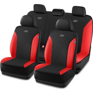 Skechers Work Car Seat Covers Leather Seat Covers 5 gange st?rkere indbygget webbing Oxford Fabric s?deomslag til biler airbag kompatibel bilkomf