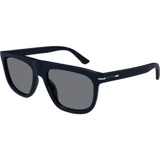 Gucci Mand GG1726S 003 Solbriller Acetat Blå Grå Rund