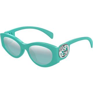 Gucci GG1691S Asian Fit 004 54 Solbriller Kvinder - Light Blue - 54mm