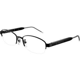 Gucci Kvinde GG1742OJ 001 Optiske stel Titanium Sort Transparent Rund