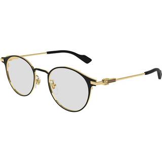 Gucci Unisex GG1739OK 001 Optiske stel Titanium Sort Transparent Rund
