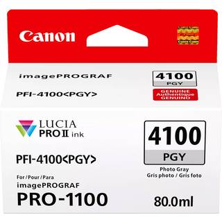 Canon PFI-4100 ægte foto grå blæk tank kompatibel med ImagePrograf Pro-1100 printere