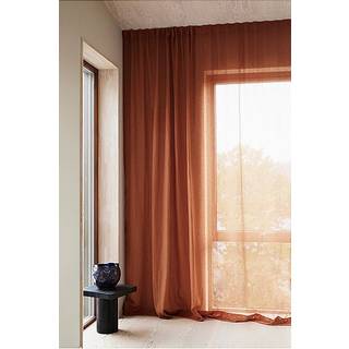 CLEO skræddersyet linnedgardin - Orange