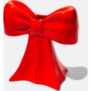 Bow Vase. Red