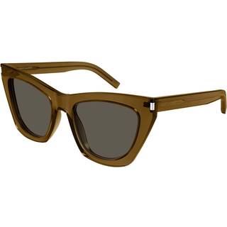 SAINT LAURENT Kvinde SL 214 KATE 034 Solbriller Acetat Brun Brun Cat Eye