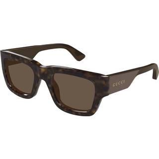 Gucci Mand GG1668S 005 Solbriller Acetat Havana Brun Firkantet