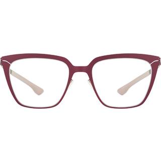 Ic! Berlin IC5013 Evelyn Dark Magenta-Bronze 53 Briller Kvinder Rød - Dark Magenta - 53mm
