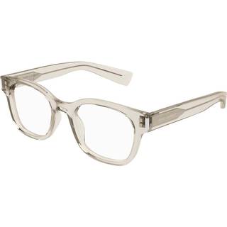 SAINT LAURENT Kvinde SL 722 008 Optiske stel Acetat Beige Transparent Firkantet