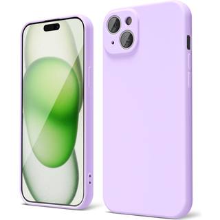 Oakxco til iPhone 15 plus telefonkasse flydende silikone tynd slank blød gummi gel tpu almindelig enkel dæk