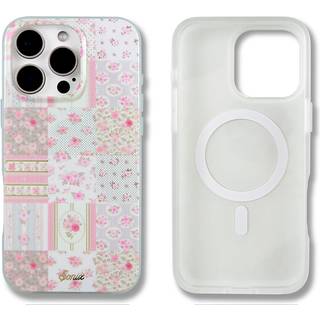 Sonix -sag til iPhone 16 Pro Max | Kompatibel med MagSafe | 10ft drop testet | Plaid blomster | Patchwork cottage